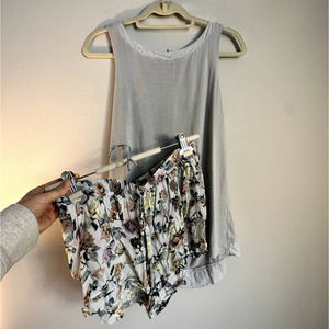 Touché Lingerie 2 Piece Floral Pajama Set Size Large